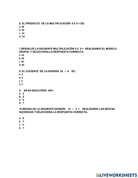Image result for Matematica Con Operaciones