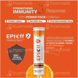 Epieff Z Effervescent Tablet 20 - Uses, Side Effects, Dosage, Price ...