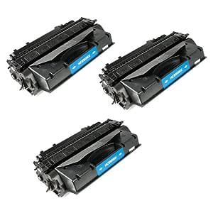 Amsahr CE505XR Remanufactured Replacement Toner Cartridge for HP CE505X ...