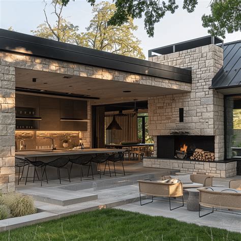 Transform Your Backyard: 25 Stunning Outdoor Fireplace Ideas for Cozy ...