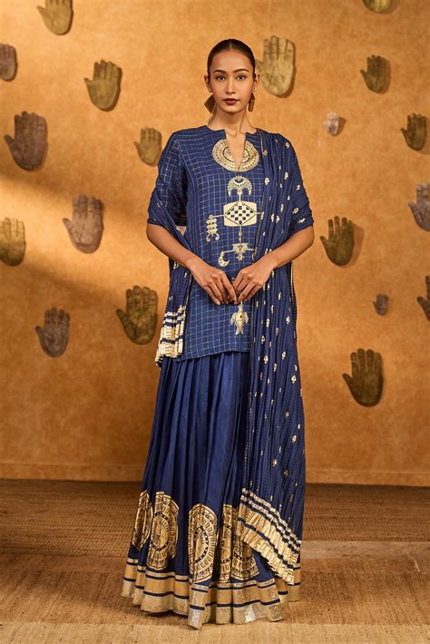Sapphire Moonfish Skirt Set – House Of Masaba