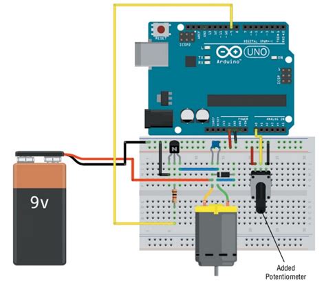 Image result for Potentiometer Motor Control Arduino