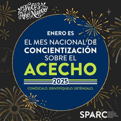 NSAM 2025 Daily Posts Spanish | Stalking Awareness & Prevention | SPARC