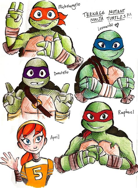 Teenage Mutant Ninja Turtles Drawings - Kids Drawing Lessons