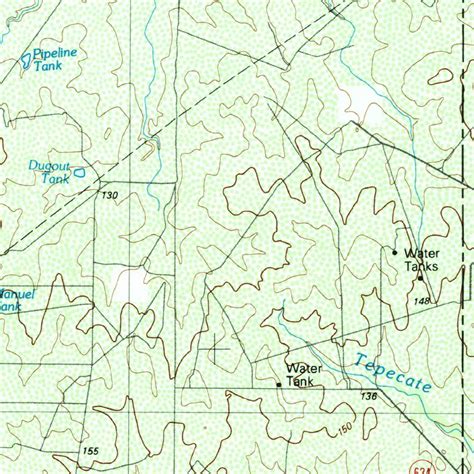 George West, TX (1985, 100000-Scale) Map by United States Geological ...