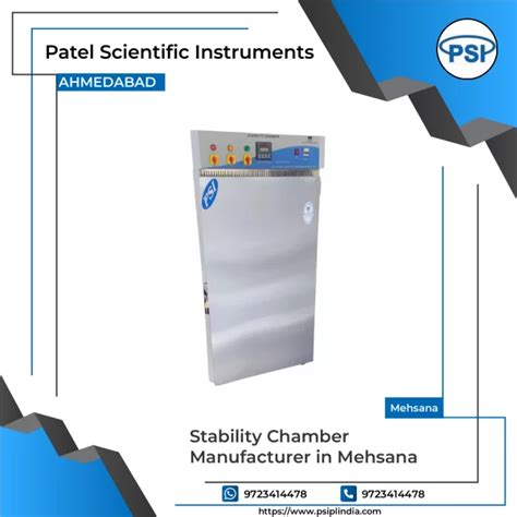 Stability Chamber Manufacturer In Mehsana - Patel Scientific ...