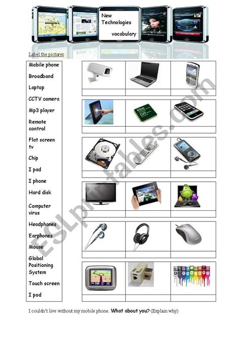 Different Types of Technology Worksheets 的图像结果