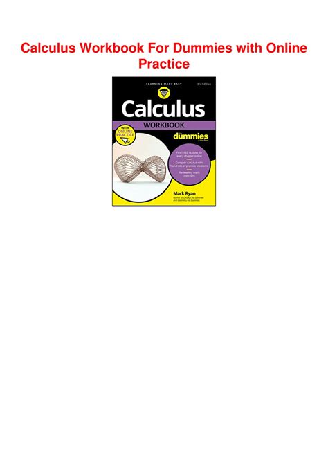 Image result for Calc For Dummies