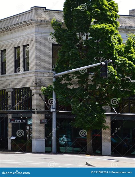 Street Scene in Downtown Salem, the Capital City of Oregon Stock Image - Image of estate ...