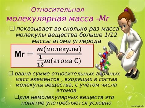 Молекула. Химические формулы. Молярная масса