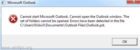 Image result for Cannot Open Outlook Error