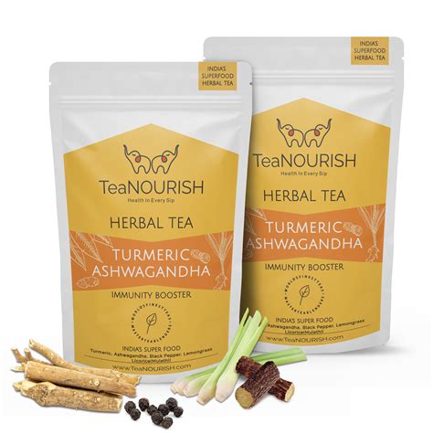 Turmeric Ashwagandha Herbal Tea | Tea Nourish – teanourish.in