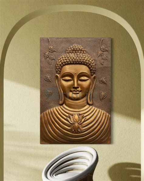 Buy Large size Calm and Peaceful Buddha 3D Relief Mural Online ...