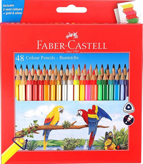 Faber Castell 48 Shades Colour Pencils - Online Stationery Trivandrum