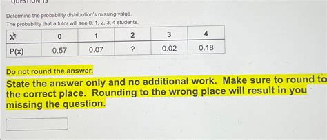 Image result for Finding Probability Missing Number