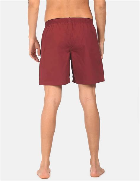 Buy U S Polo Assn Maroon Cotton Boxer for Men I108 Online - Route2Fashion
