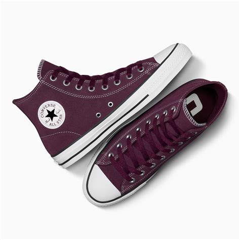 Converse Chuck Taylor All Star Pro Unisex Bordo Süet Sneaker - G48503