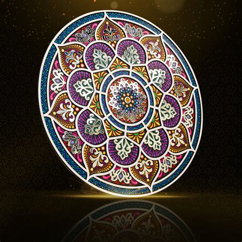 Smridhi Mandala for Wall Decor - Island Rangoli – islandrangoli