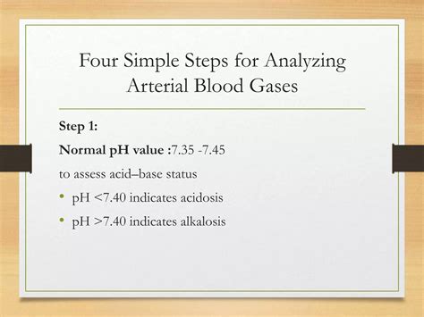 Arterial blood gases analysis | PPT