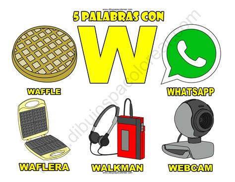 Palabras Con Con W