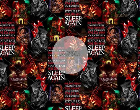 Digital Horror Movie Mashup, Horror Movie Seamless Pattern File ...