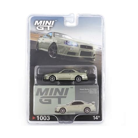 Jual MINI GT Nissan Skyline GT-R (R34) V-Spec II Nür Millenium Jade | Shopee Indonesia