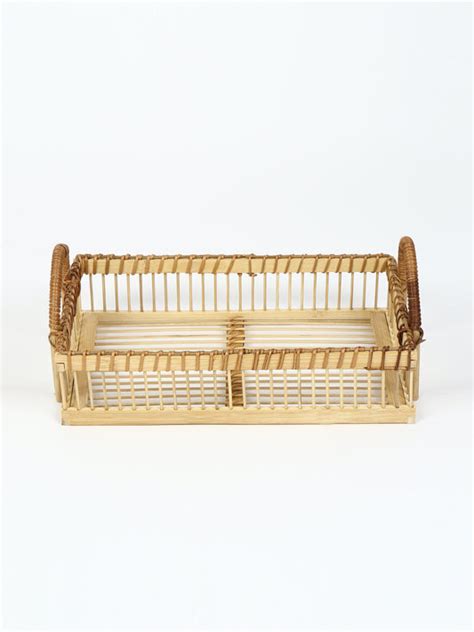 Cane Basket and Buy Cane Rattan Tray Basket - Bamboo Tray – Habere India