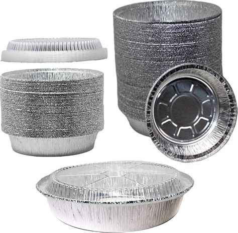 50 Pack - 8 Inch Disposable Aluminum Foil Pans with Nepal | Ubuy
