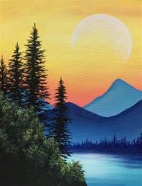 50 easy peasy landscape painting ideas for beginners – Artofit
