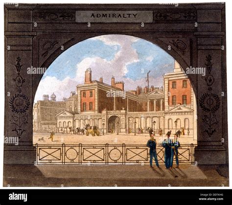 The Admiralty, Whitehall, Westminster, London, c1820. Artist: Anon ...