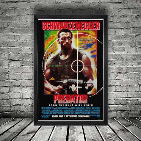 Predator 1987 Movie Posters Arnold Schwarzenegger Horror Action Film ...