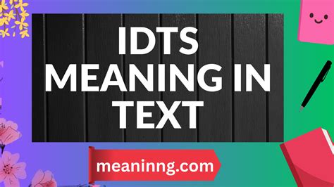 IDTS Meaning Explained: How to Use This Slang Correctly in Chats