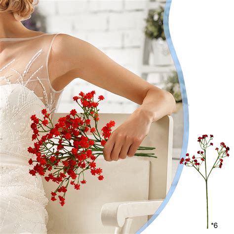 Artificial Silk Baby's Breath Flower Bouquet | Lifelike Polyester ...
