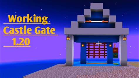 Image result for Castle Castle Gate Minecraft Tutorial