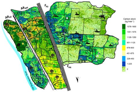 Carbon Stock Mapping Utilizing Accumulated Volume of Sequestrated Carbon at Bangladesh ... - map of bangladesh agricultural university