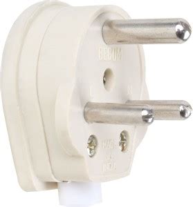 KLICK Heavy Brass 3 Pin Top, Electric Plug, Heat Resistive, For Homes ...