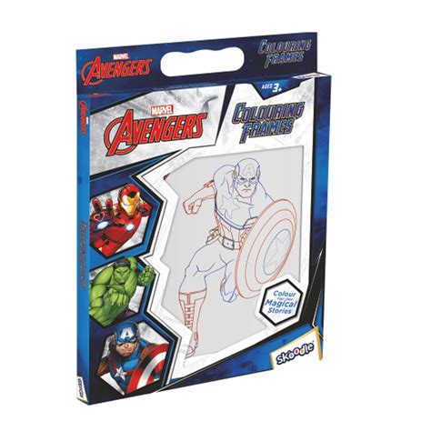 SKOODLE Marvel Avengers Colouring Frames for Kids - DIY, Fun Filled ...