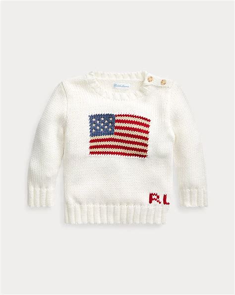The Iconic Flag Jumper for Baby Boy | Ralph Lauren® IN