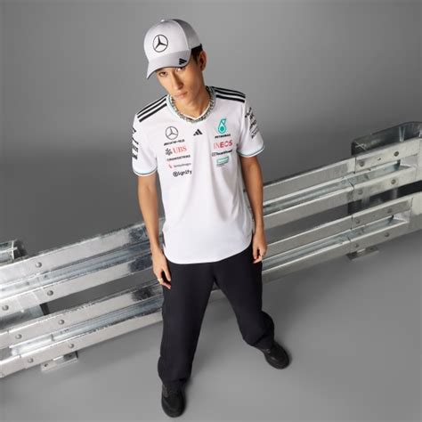 adidas MERCEDES - AMG PETRONAS FORMULA ONE TEAM DRIVER JERSEY AUTHENTIC ...