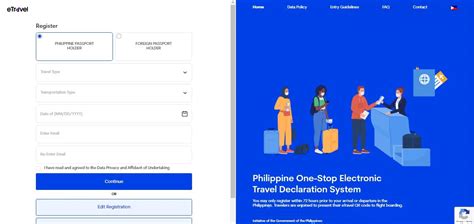 e-Travel Registration Form 的图像结果