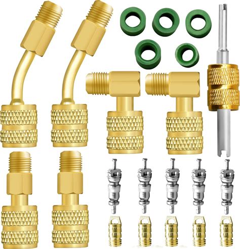 R410A Adapter Kit, Mini Split Adapter 5/16 to 1/4 Coupler R410A Adapter ...