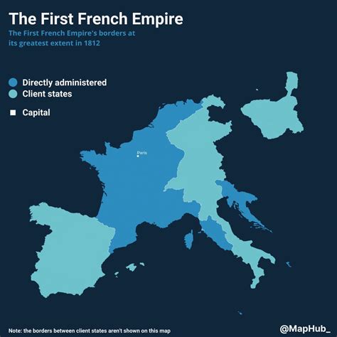 The First French Empire in 1812 : r/MapPorn