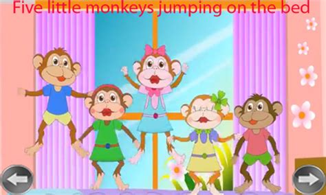 Kids Nursery Rhyme Five Little Monkey - App on Amazon Appstore