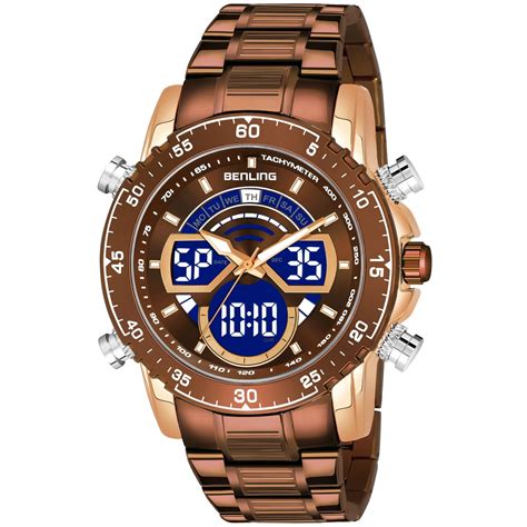 Benling Stylish Analog Digital Watch with EL Backlight – BENLING BL-10