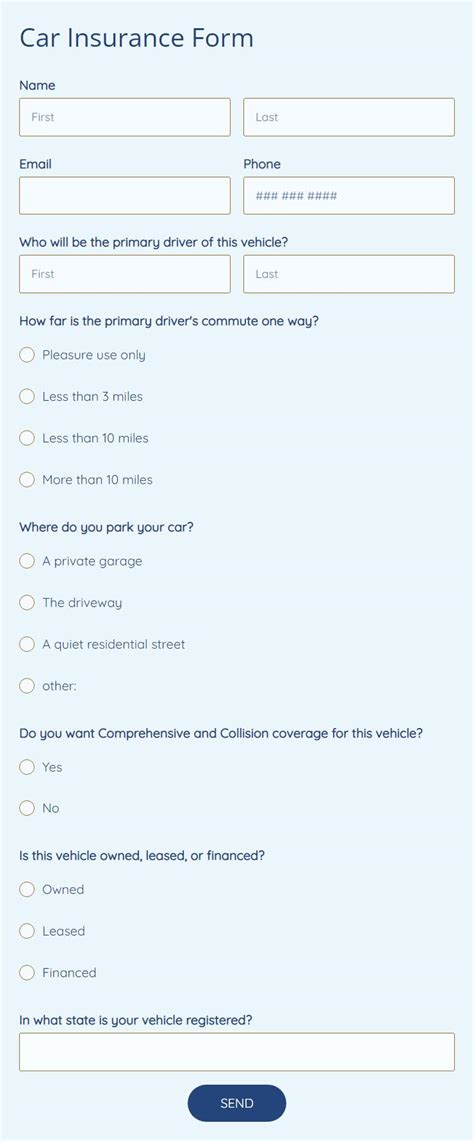 Image result for Temporary Car Insurance Form