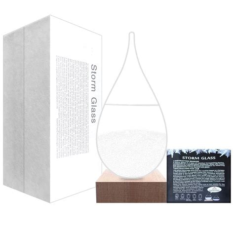 Buy TOTPP Storm Glass Weather Station Weather Forecaster, Stylish and ...