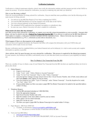 Fillable Online Verification Explanation Fax Email Print - pdfFiller