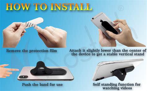 Kostech Finger Grip & Mobile Holder | Mobile Stand | Phone Holder for ...