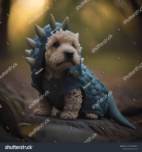 Cute Dog Dinosaur Costume Stock Photo 2259098693 | Shutterstock