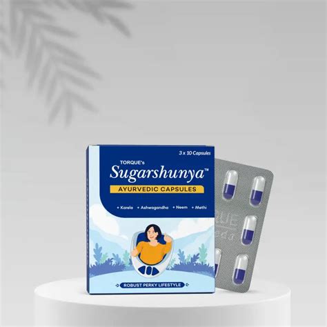 Sugarshunya Capsules (3×10) – Diabetes – Torque Pharma